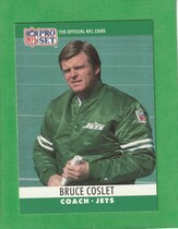 1990 Pro Set Base Set #242 Bruce Coslet