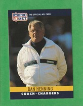 1990 Pro Set Base Set #283 Dan Henning