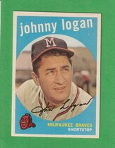 1959 Topps Base Set #225 Johnny Logan