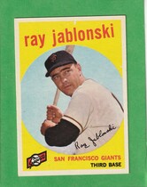 1959 Topps Base Set #342 Ray Jablonski