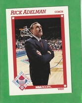 1991 NBA Hoops Base Set #273 Coach Rick Adelman