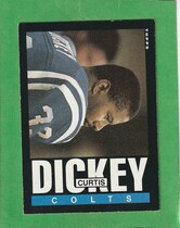 1985 Topps Base Set #262 Curtis Dickey