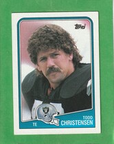 1988 Topps Base Set #330 Todd Christensen