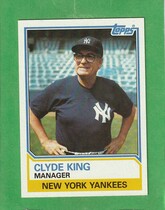 1983 Topps Base Set #486 Clyde King