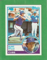 1983 Topps Base Set #643 Bump Wills