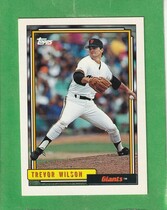 1992 Topps Base Set #204 Trevor Wilson