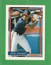 1992 Topps Base Set #219 Jerry Browne