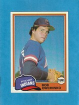 1981 Topps Base Set #536 Bob Owchinko
