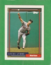 1992 Topps Base Set #349 Steve Lyons