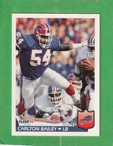 1992 Fleer Base Set #17 Carlton Bailey