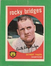 1959 Topps Base Set #318 Rocky Bridges