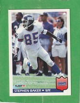 1992 Fleer Base Set #287 Stephen Baker