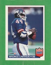 1992 Fleer Base Set #288 Maurice Carthon