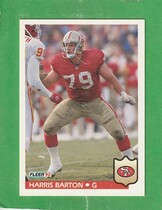 1992 Fleer Base Set #370 Harris Barton