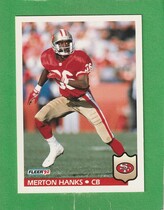 1992 Fleer Base Set #378 Merton Hanks