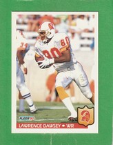 1992 Fleer Base Set #404 Lawrence Dawsey