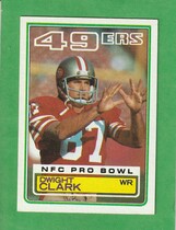 1983 Topps Base Set #164 Dwight Clark