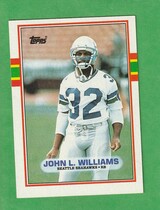 1989 Topps Base Set #190 John L. Williams