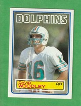 1983 Topps Base Set #323 David Woodley