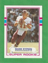 1989 Topps Base Set #253 Mark Rypien SR