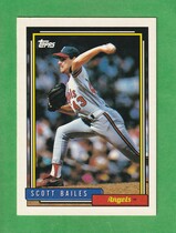 1992 Topps Base Set #95 Scott Bailes