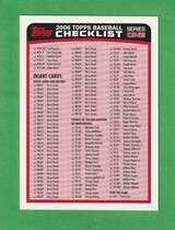 2006 Topps Base Set Series 1 #CL3 Checklist Red