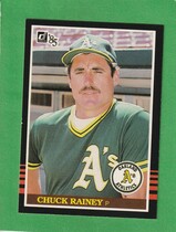 1985 Donruss Base Set #618 Chuck Rainey