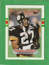1989 Topps Base Set #322 Thomas Everett