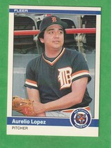 1984 Fleer Base Set #86 Aurelio Lopez