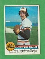 1979 Topps Base Set #206 Sammy Stewart
