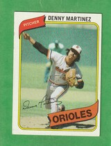 1980 Topps Base Set #10 Dennis Martinez