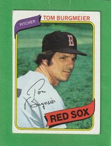 1980 Topps Base Set #128 Tom Burgmeier