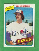 1980 Topps Base Set #267 Dan Schatzeder