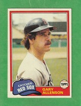 1981 Topps Base Set #128 Gary Allenson