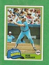 1981 Topps Base Set #355 Bob Horner