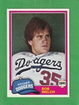 1981 Topps Base Set #624 Bob Welch