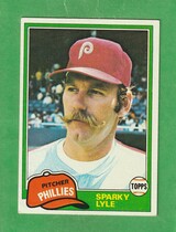 1981 Topps Base Set #719 Sparky Lyle