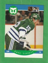 1990 Pro Set Base Set #111 Dave Tippett