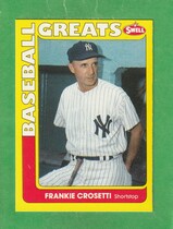 1991 Swell Baseball Greats #20 Frankie Crosetti