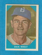 1960 Fleer Base Set #12 Zach Wheat