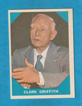 1960 Fleer Base Set #15 Clark Griffith