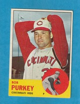 1963 Topps Base Set #350 Bob Purkey