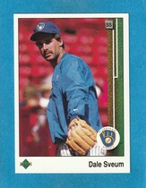 1989 Upper Deck Base Set #421 Dale Sveum