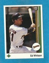 1989 Upper Deck Base Set #453 Eddie Whitson