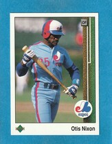 1989 Upper Deck Base Set #480 Otis Nixon