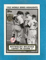 2002 Topps 1952 World Series Highlights #52WS-7 Reynolds Relieves