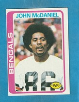 1978 Topps Base Set #289 John McDaniel