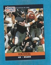 1990 Pro Set Base Set #456 Ron Rivera