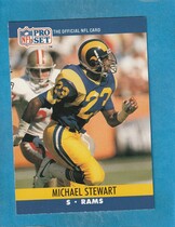 1990 Pro Set Base Set #553 Michael Stewart