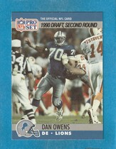 1990 Pro Set Base Set #704 Dan Owens